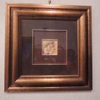 Quadro IL CLOWN su Foglia ORO 22 KT