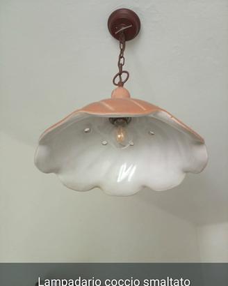 lampadario in cotto toscano
