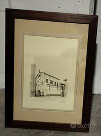 Quadro con la chiesa Sant'Antonio Abate 