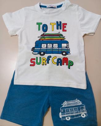 Tuta estiva bambino 18 mesi (86-92cm) misto cotone