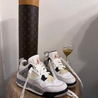Nike Air Jordan 4 retro originali tg 39 EU Bianche