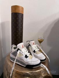 Nike Air Jordan 4 retro originali tg 39 EU Bianche