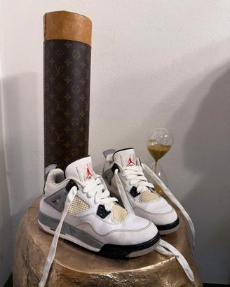 Nike Air Jordan 4 retro originali tg 39 EU Bianche