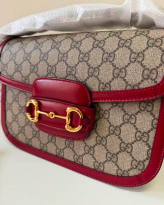 Borsa a spalla Gucci Horsebit