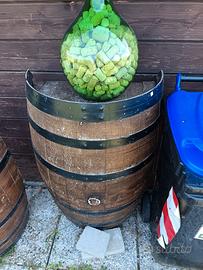 mezza botte per arredamento legno