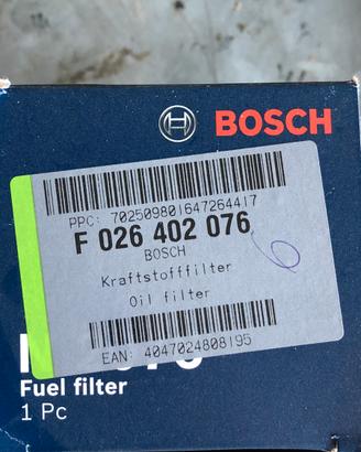 Filtro carburante/ gasolio bosch per Fiat