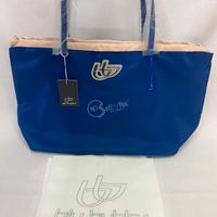 Borsa shopper Blu Byblos 45x27x15 cm