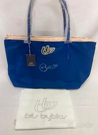 Borsa shopper Blu Byblos 45x27x15 cm