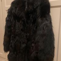 pelliccia volpe nera