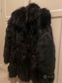 pelliccia volpe nera