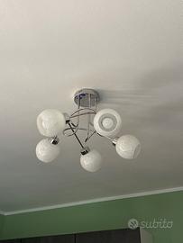 Lampadario plafoniera moderna a 5 luci