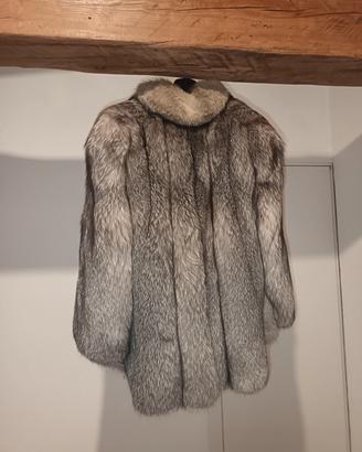 pelliccia volpe argentata 