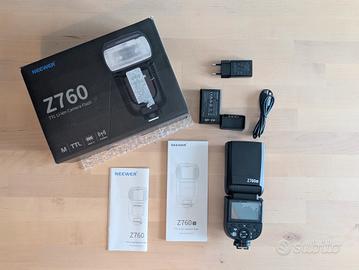 Flash Neewer Z760-S TTL Li-ion per Sony - NUOVO