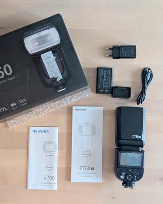 Flash Neewer Z760-S TTL Li-ion per Sony - NUOVO