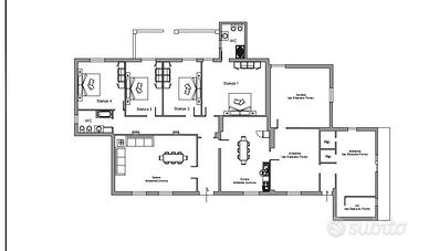 villa indipendente plurifamiliare