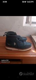 stivaletti stringati blu navy di U.S. Polo Assn.