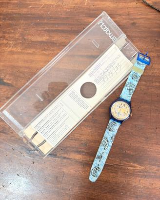 Swatch blu matic anni 90