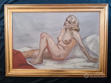 Quadro dipinto olio su pannello 1935