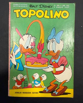 DISNEY n. 588 Topolino 5 marzo 1967