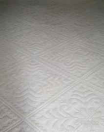 coperta matrimoniale al telaio sardo 