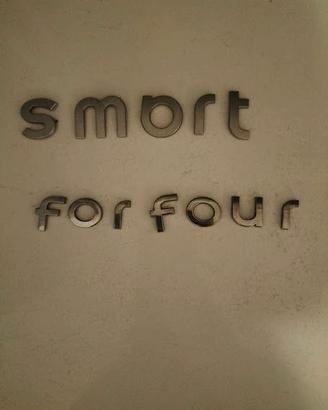 Scritta portellone posteriore per Smart ForFour