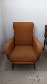 Poltrona reclinabile anni 60