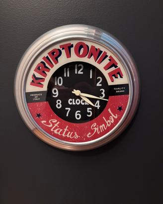Orologio da parete vintage Kriptonite anni 80-90