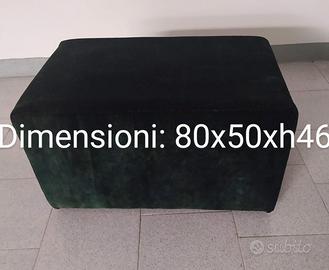 pouf in velluto 