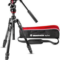 Cavalletto Manfrotto Be free testa video
