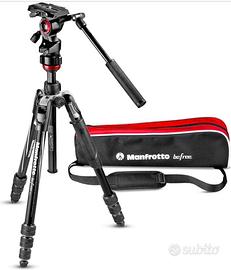 Cavalletto Manfrotto Be free testa video