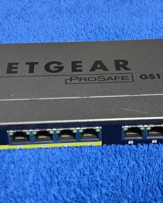NetGear ProSafe GS108P – Switch Gigabit PoE 8 Eth