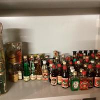 Bottiglie mignon anni 60