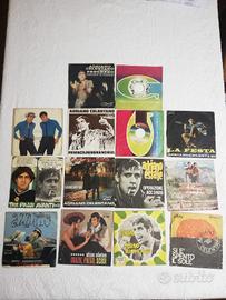 Set Celentano 14 Dischi Vinile 45 giri Anni 60/70