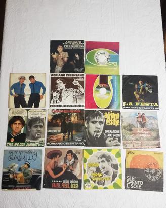 Set Celentano 14 Dischi Vinile 45 giri Anni 60/70