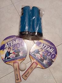 Tennis tavolo (Racchette, palline e rete allungabi