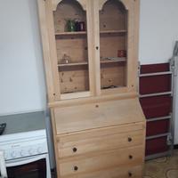 Vetrinetta in legno massello