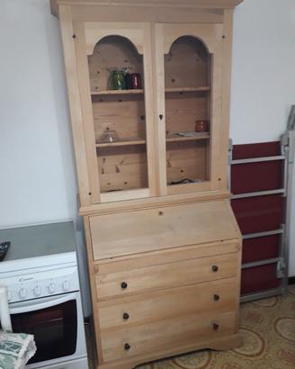 Vetrinetta in legno massello