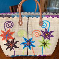 Borsa im paglia da spiaggia