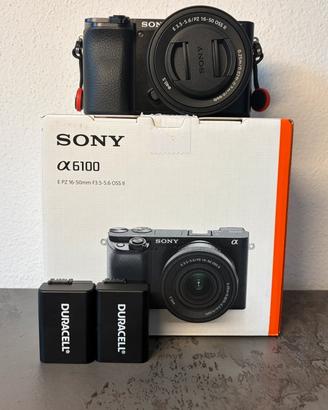Sony Alpha 6100 + 16-50mm OSS + 2 Batterie
