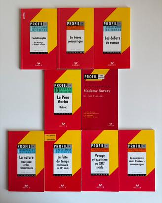 Set di 3 “Profil Littérature” ed. Hatier