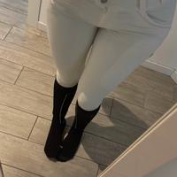 pantaloni equitazione bianchi