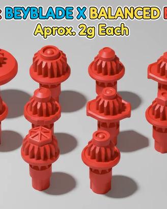 10 Beyblade X Balance Bits - Master