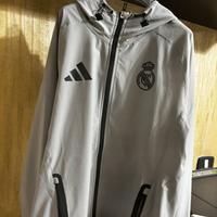Giubbino tuta antivento adidas real madrid