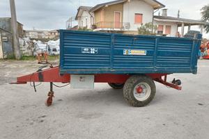 rimorchio Bedendo BR32 ribaltabile posteriore