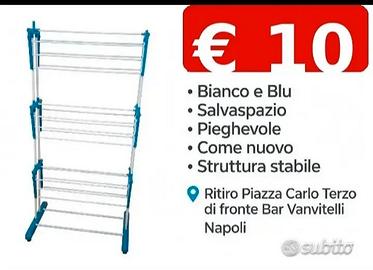 Stendino verticale a torre tre piani 