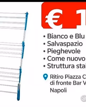 Stendino verticale a torre tre piani 