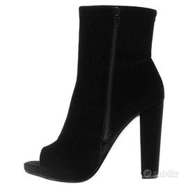 Ankle boots Steve Madden velluto nero 37.5 nuovi