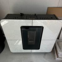 Stufa pellet slimquadro 9 kw riv vetro decori