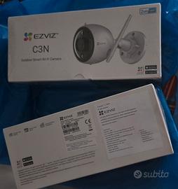 2 Telecamere Wi-Fi Esterna EZVIZ C3N 1080p - Nuova