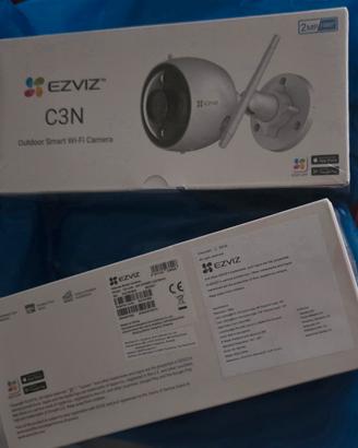 2 Telecamere Wi-Fi Esterna EZVIZ C3N 1080p - Nuova
